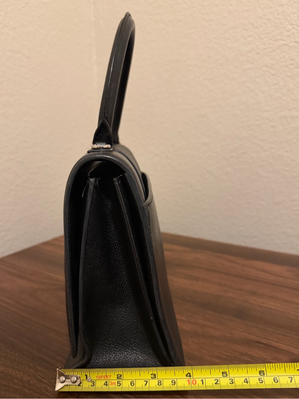 Balenciaga Grained calf skin medium hourglass top handle bag - black - Picture 11 of 11